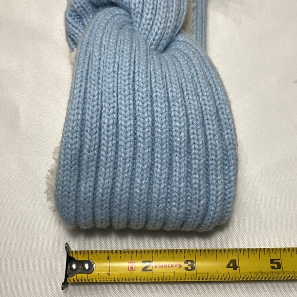 Headband light blue with a front wrap - Picture 8 of 8